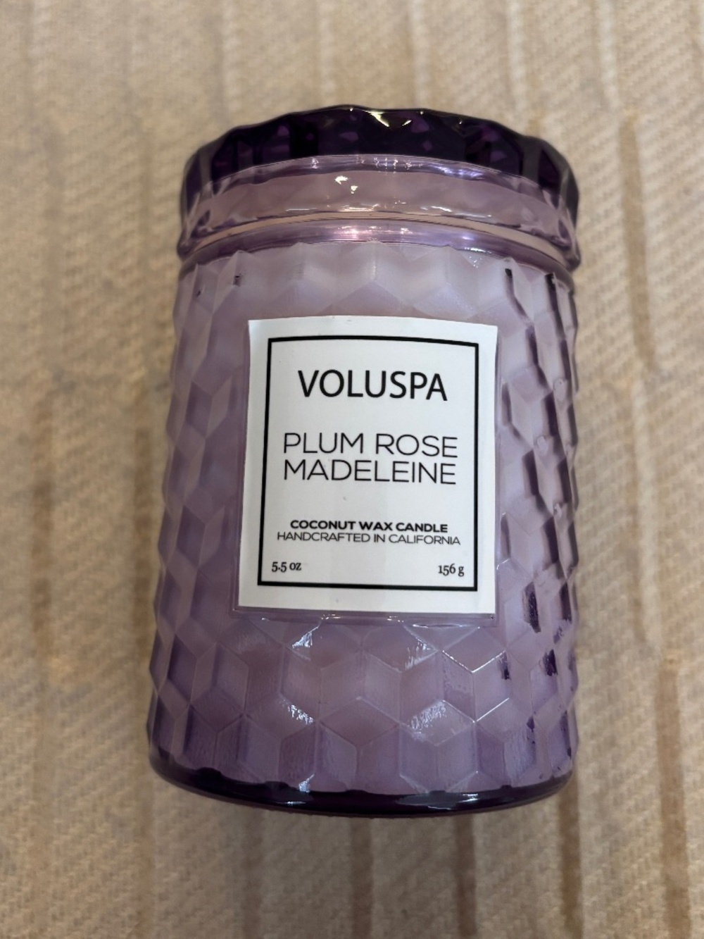 Voluspa Plum Rose Madeline 5.5oz Candle